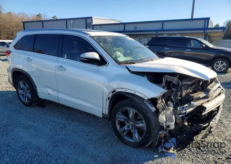 2018 Toyota Highlander Limited z USA, uszkodzony, nr VIN 5TDYZRFH5JS268292